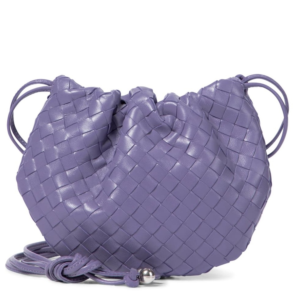 New Bottega Veneta purple mini bulb bag